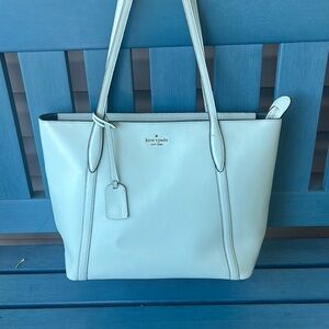 Kate Spade Cream Tote with Structured Design